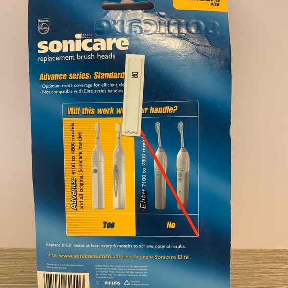 NEW Philips Sonicare Replacement Brush Heads Standard Size Set of 2 - Picture 5 of 5